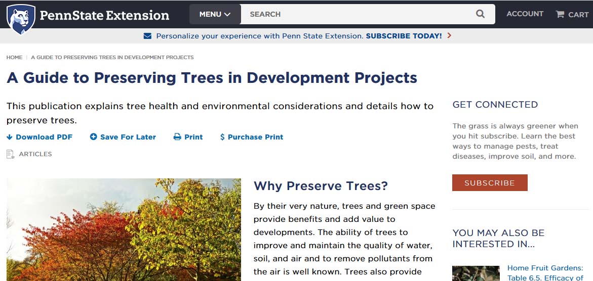 article on trees