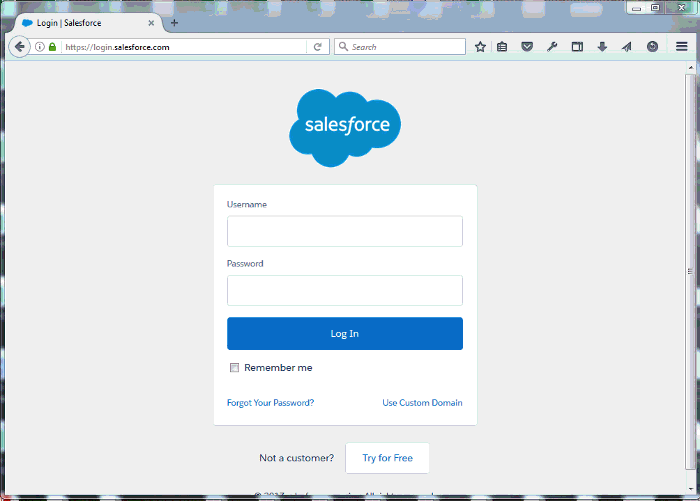 How to use Penn State Web Access for Salesforce