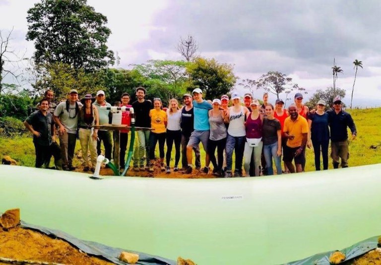 Penn State students who traveled to Costa Rica over spring break as part of the embedded course “Environmental Resource Management 499: Costa Rica Sustainable Agriculture and Natural Resources” helped a rural Costa Rican farmer build a biodigester, which