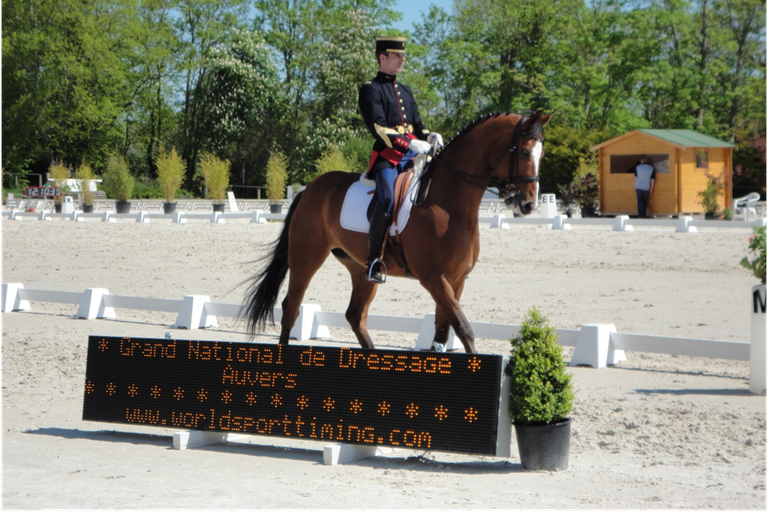 Grand National de Dressage: Auvers, a dressage competition that included levels up to Grand Prix.  This competition was hosted on the third largest sand arena in France