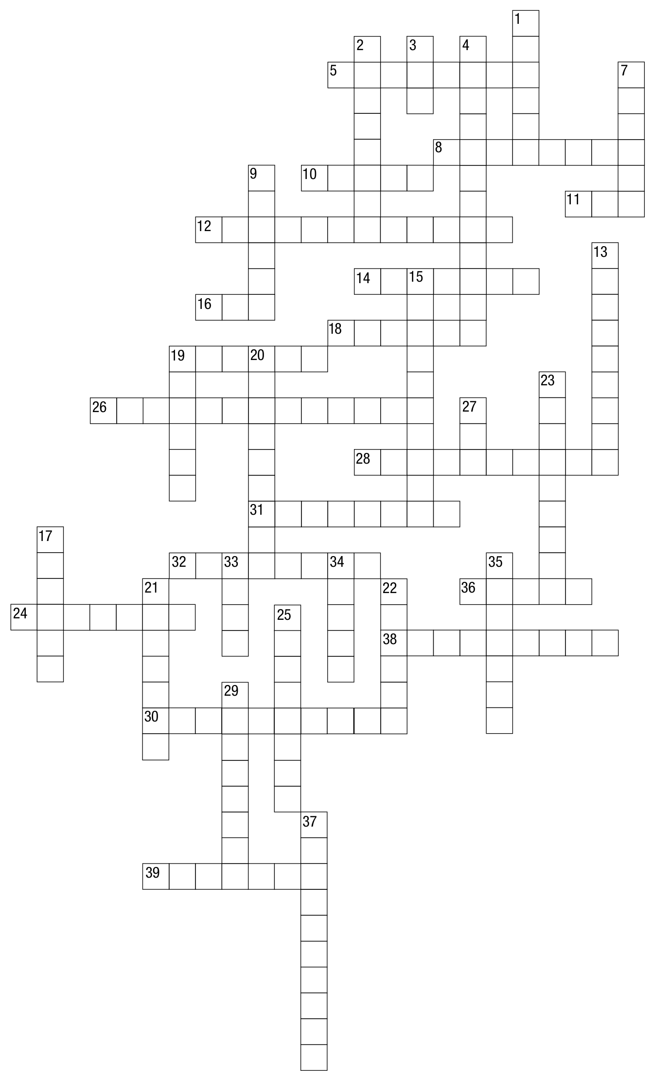 Crossword Puzzle Penn State College of Agricultural Sciences