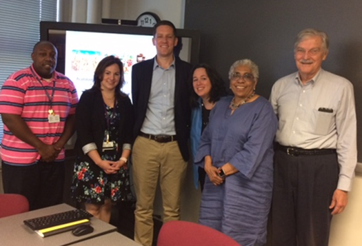 Ryan Lee (third from left) after successfully defending his dissertation. 