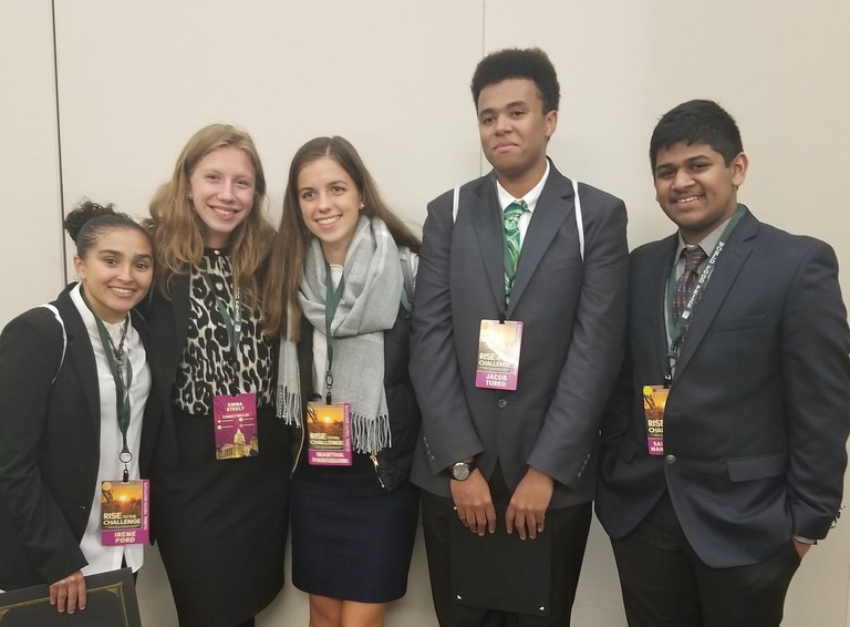 2018 Borlaug Scholars attending the Global Youth Institute in Des Moines, Iowa.